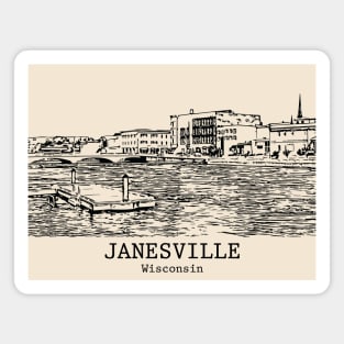 Janesville - Wisconsin Magnet